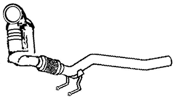 Klarius 325070 - Catalyst Type Approved Withpip  - Fits Audi Q2 1.0 TFSI  (GAB,GAG)