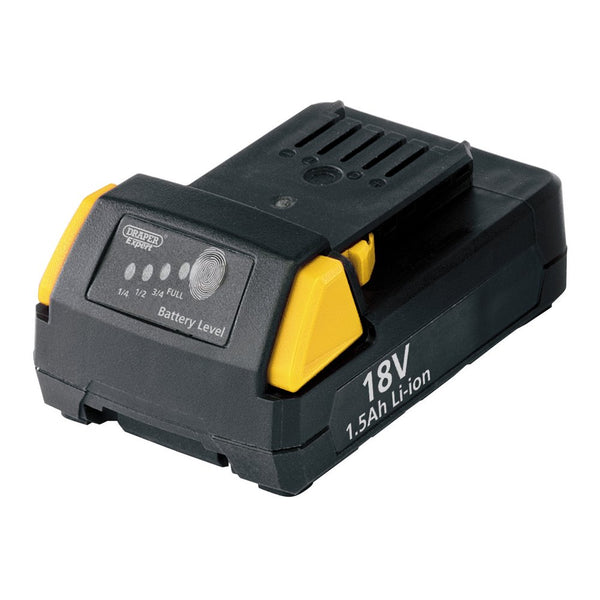 Draper 18V Li-ion Battery Pack, 1.5Ah
