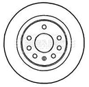 Borg & Beck Brake Disc Pair Part No -BBD4772