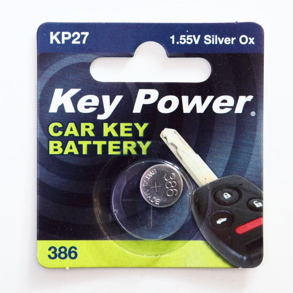Keypower 386 Key Power FOB Cell Battery - 1.55v Silver - 1 Cell