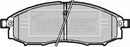 Borg & Beck Front Brake Pad Set -BBP1882