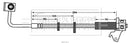 Borg & Beck Brake Hose Part No -BBH7622
