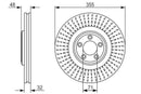 Bosch Brake Disc > Single Bd1584 Part No - 0986479754