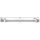 Borg & Beck Brake Hose Part No -BBH7815