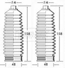 Borg & Beck Steering Gaiter Kit Part No -BSG3213