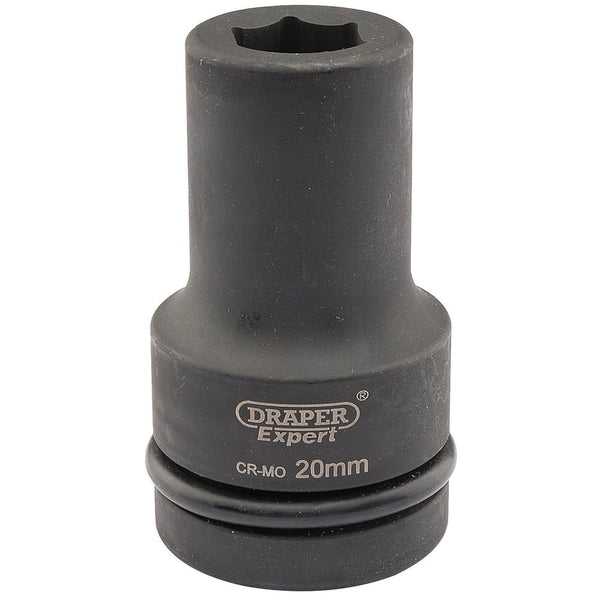 Expert HI-TORQ 6 Point Deep Impact Socket, 1" Sq Dr, 20mm