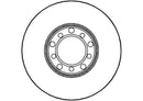 Disctech Brake Disc - Fits Mercedes-benz, Porsche - ABD3451 - Front Axle