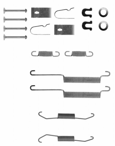 Textar Brake Shoe Fitting Kit - 97037200