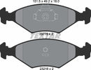 Textar Brake Pad Set - 2377501