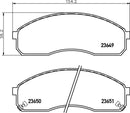 Mintex Brake Pad Set fits -Kia MDB2119 (also fits other vehicles)