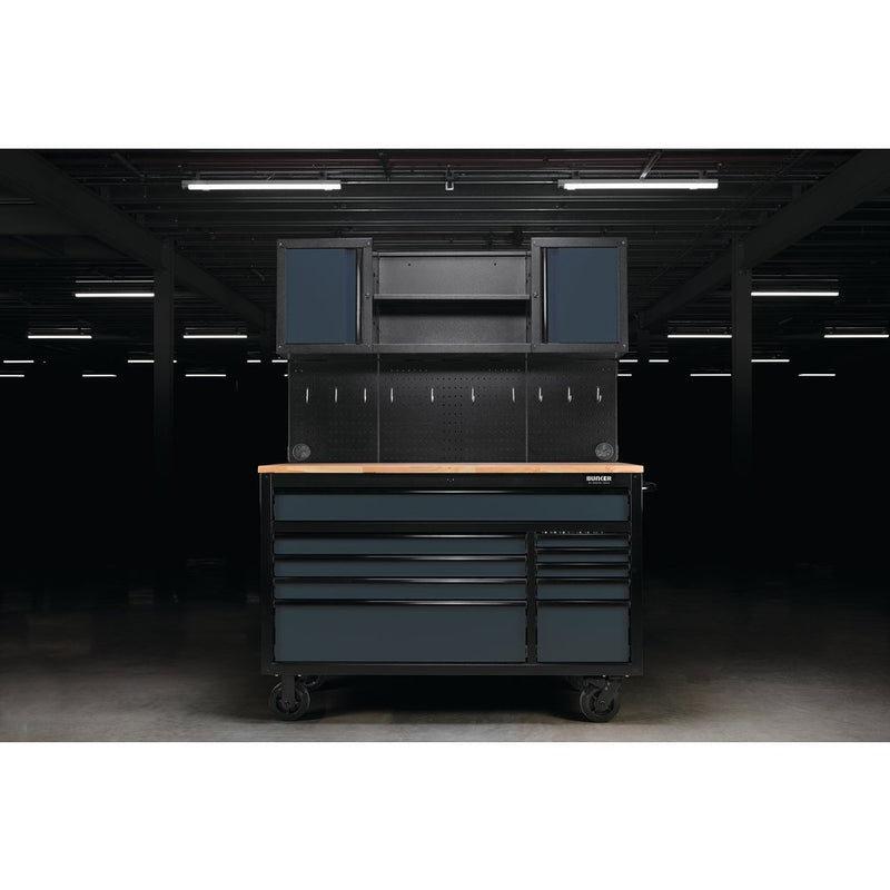 Draper 56" 10 Drawer Workstation Grey - 8242