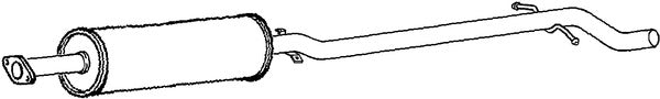 Klarius VO391E - Box With Centre Pipe  - Fits Volvo V70 2.4