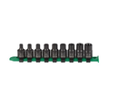 Carlyle 3/8 Inch Dr 9 Piece External Star Impact Socket Set
