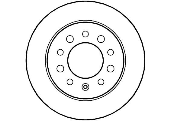 Disctech Brake Disc - Fits Hyundai - ABD2229 - Rear Axle