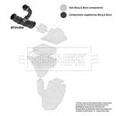 Borg & Beck Air Filter Hose Part No -BTH1454