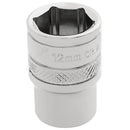 Draper Expert 12mm HEX Socket 1/4  DR-Pckd - 32569
