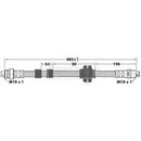 Borg & Beck Brake Hose  - BBH6982 fits Ford Galaxy,VAG Sharan,Ahambra