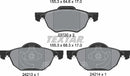 Honda, Brake Pad Set - Textar 2372001