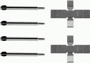 Mintex Brake Fitting Kit fits -Alfa Romeo MercedesBenz MBA903 (also fits other vehicles)
