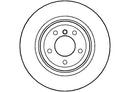 Disctech Brake Disc - Fits Bmw, Nissan - ABD2923 - Rear Axle