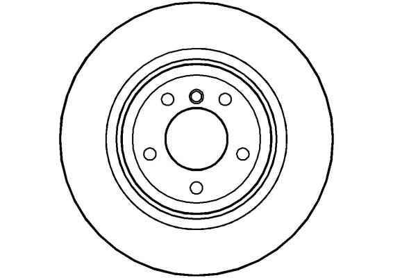 Disctech Brake Disc - Fits Bmw, Nissan - ABD2923 - Rear Axle