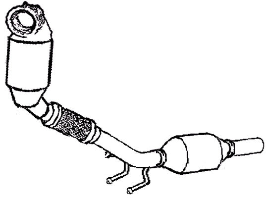 Klarius 325073 - Catalyst Type Approved Withpip  - Fits Audi A3 1.5 TFSi