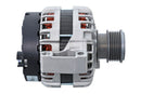 HELLA 8ET 358 166-611 Air Mass Sensor - 4-pin connector - Pipe-neck