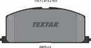 Textar Brake Pad Set - 2087001