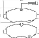 Mintex Brake Pad Set fits -Nissan MDB2917 (also fits other vehicles)