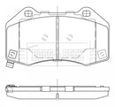 Borg & Beck Front Brake Pad Set -BBP2528