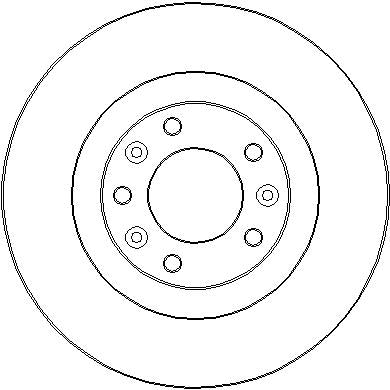 Disctech Brake Disc - Fits Citroën - ABD3250 - Rear Axle