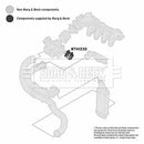 Borg & Beck Turbo Hose Part No -BTH1235