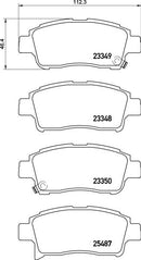 Mintex Brake Pad Set fits - MDB3241 (also fits other vehicles)