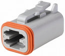 HELLA 8JA 201 021-821 Plug Housing - 4-pin connector