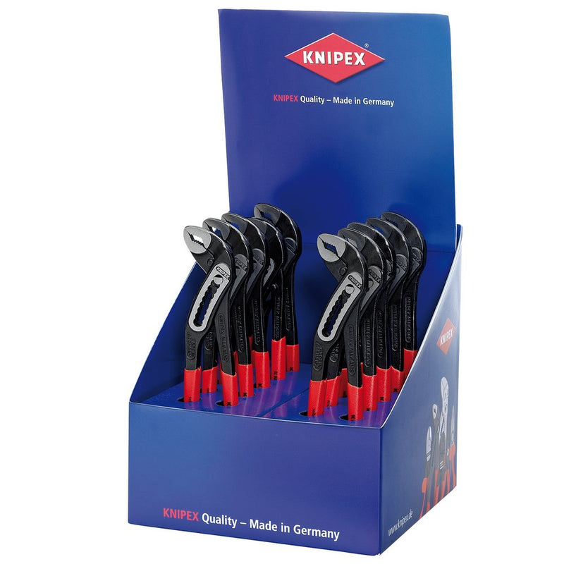 Knipex Alligator Counter Top Display of Waterpump Pliers, 10 x 250mm