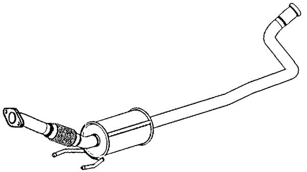 Klarius HY292L - Box With Centre Pipe  - Fits Hyundai i10 1.2