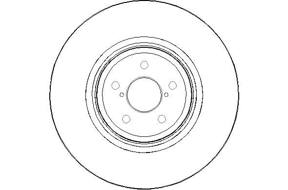 Disctech Brake Disc - Fits Bmw, Subaru - ABD3097 - Front Axle