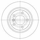 Borg & Beck Brake Disc Pair Part No -BBD5454