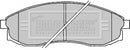 Borg & Beck Front Brake Pad Set -BBP2165