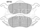 Key Parts Brake Pad Set -KBP1602