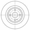 Borg & Beck Brake Disc Pair Part No -BBD5515