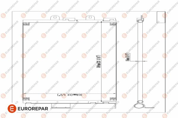 Eurorepar Air Conditioning Condenser - 1609636680