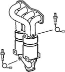 Klarius 322111 - Catalyst Type Approved Withpip  - Fits Toyota AVENSIS (_T22_)