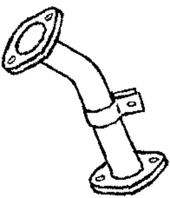 Klarius IZ24M - Front Pipe  - Fits Isuzu Trooper 3.1TD