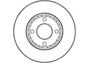 Disctech Brake Disc - Fits Audi - ABD3522 - Front Axle
