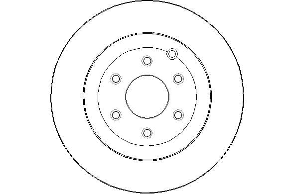 Disctech Brake Disc - Fits Mercedes-benz, Nissan - ABD2205 - Rear Axle