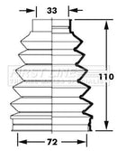 First Line Cv Joint Boot Kit Part No -FCB6000