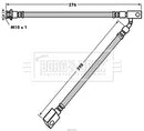 Borg & Beck Brake Hose Part No -BBH7919