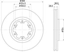 Mintex Brake Discs fits -Infiniti Nissan V336:5 MDC1754 (also fits other vehicles)