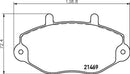 Mintex Brake Pad Set fits -Ford MDB2001 (also fits other vehicles)